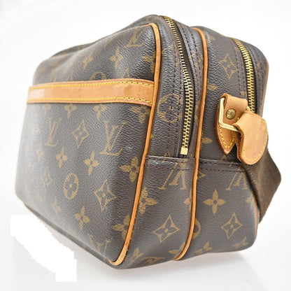 Louis Vuitton Reporter Bag Monogram Canvas, BROWN, CANVAS, Shoulder bag