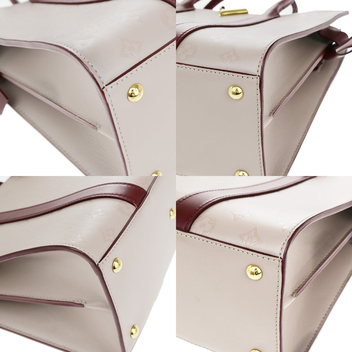 Louis Vuitton Very Tote Monogram Leather, BEIGE, LEATHER, Tote bag