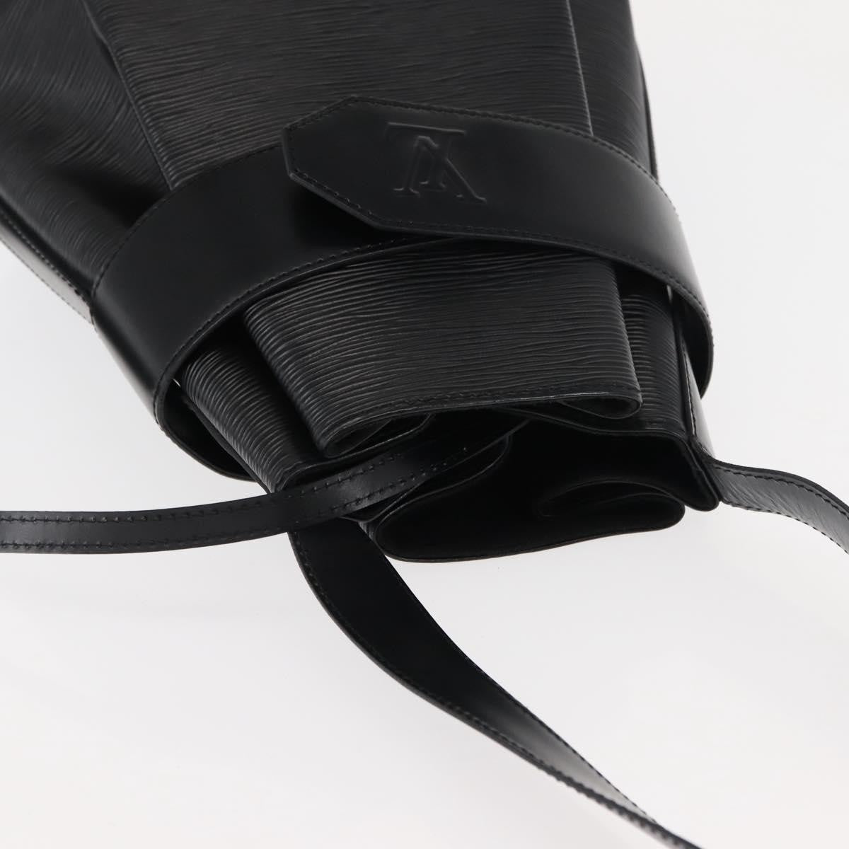 Louis Vuitton Vintage Sac d'Epaule Handbag Epi Leather, BLACK, LEATHER, Handbag