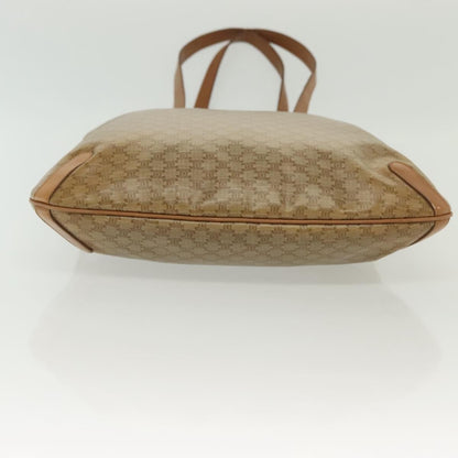 Celine Vintage Macadam Shopper Tote Coated Canvas, BEIGE, PVC, Tote bag