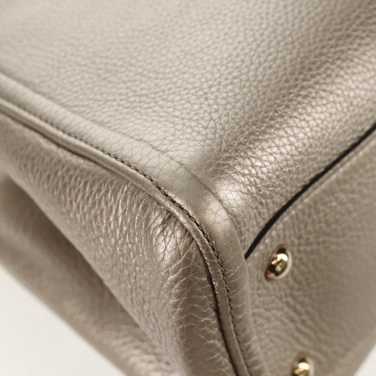 Gucci Soho Convertible Hobo Leather, GOLD, LEATHER, Handbag