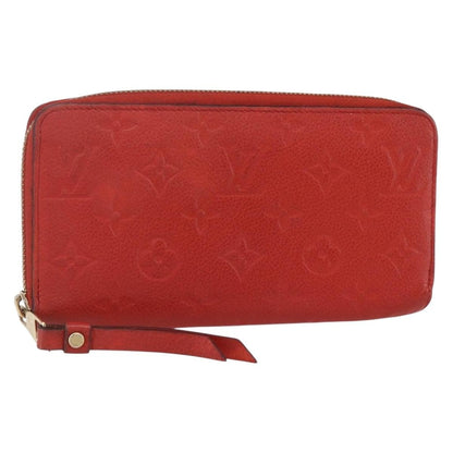 Louis Vuitton Portefeuille zippy Monogramme Empreinte Monogramme Empreinte, RED, LEATHER, Wallets