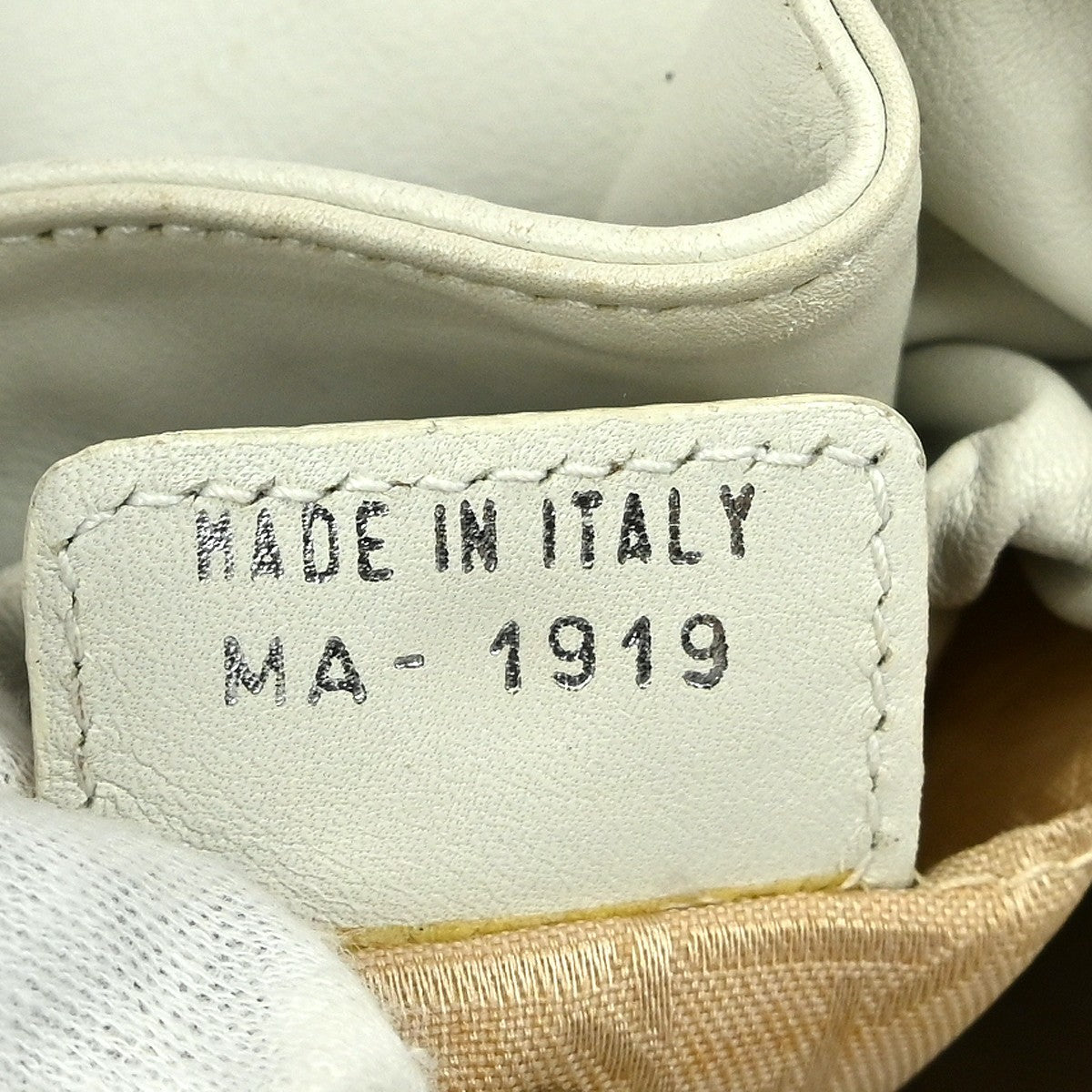 Christian Dior Malice handbag Leather, WHITE, LEATHER, Handbag