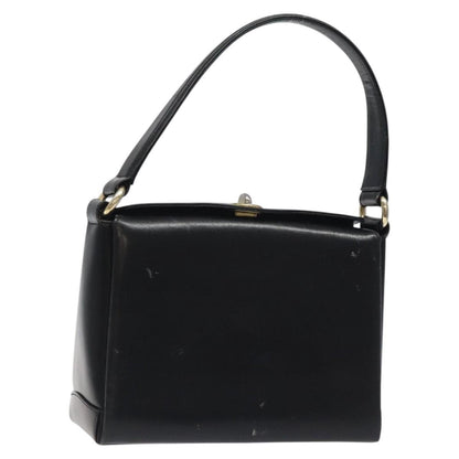 Gucci Vintage Convertible Box Crossbody Bag Leather, BLACK, LEATHER, Handbag