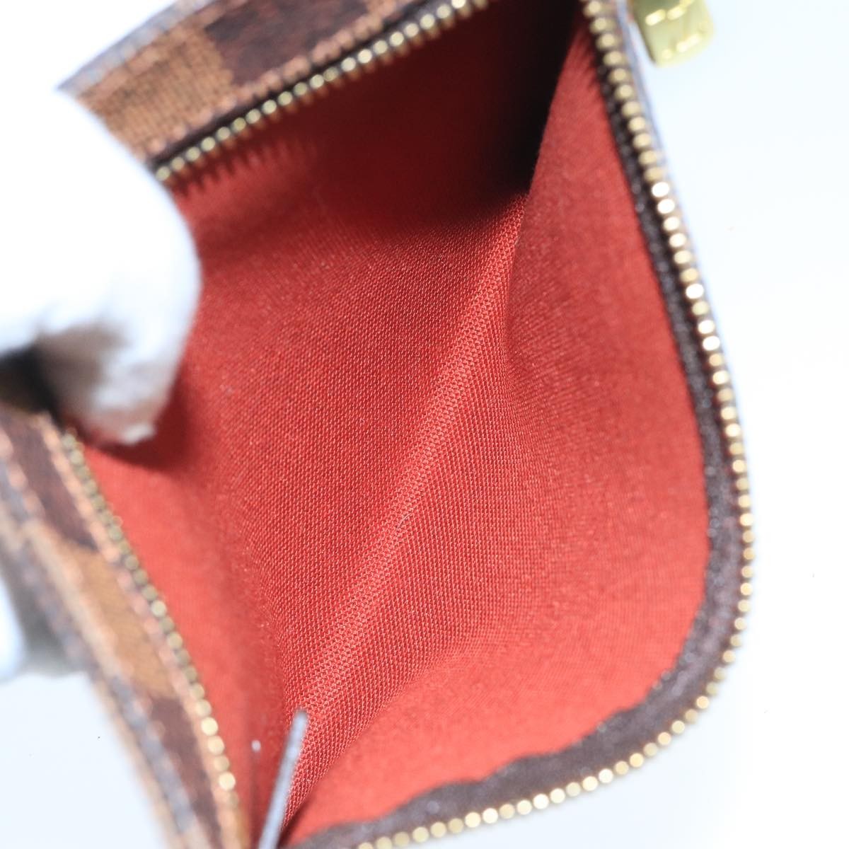 Louis Vuitton Clifton Pouch Damier, Brown, Canvas, Clutch