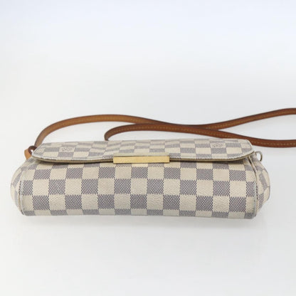 Louis Vuitton Favorite Handbag Damier, WHITE, CANVAS, Clutche & pouche