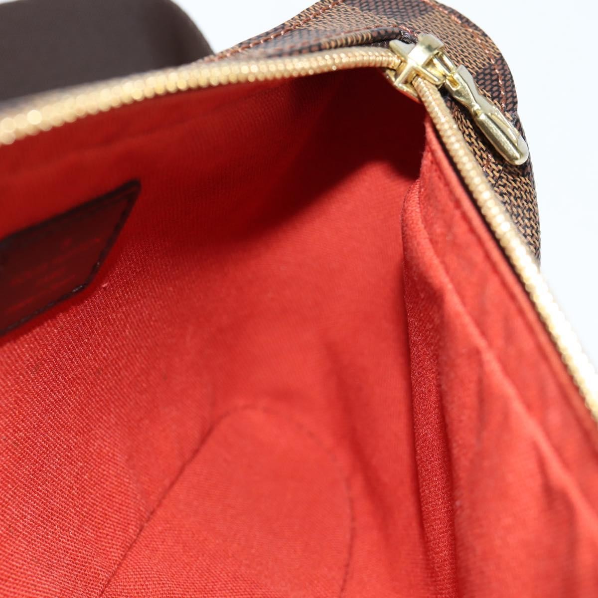 Louis Vuitton Geronimos Waist Bag Damier, BROWN, CANVAS, Travel bag