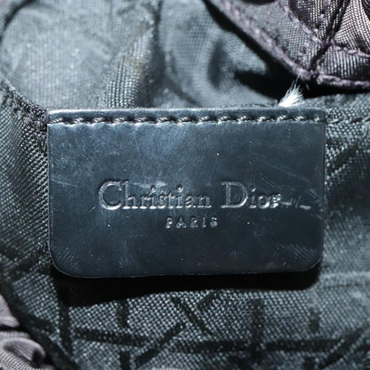 Christian Dior Saddle Zip Pouch Diorissimo Canvas, PURPLE, NYLON, Clutche & pouche