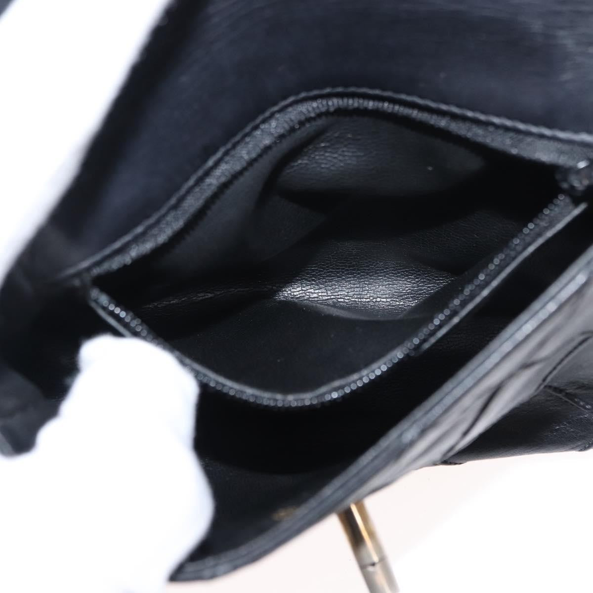 Chanel Vintage Flap Waist Bag Leather, BLACK, LEATHER, Clutche & pouche