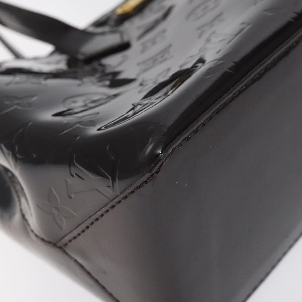 Louis Vuitton Wilshire Handbag Monogram Vernis, BURGUNDY, PATENT_LEATHER, Handbag