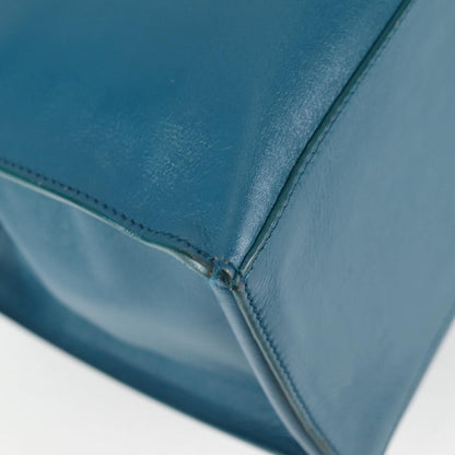 Balenciaga Padlock All Afternoon Tote Leather, BLUE, LEATHER, Handbag