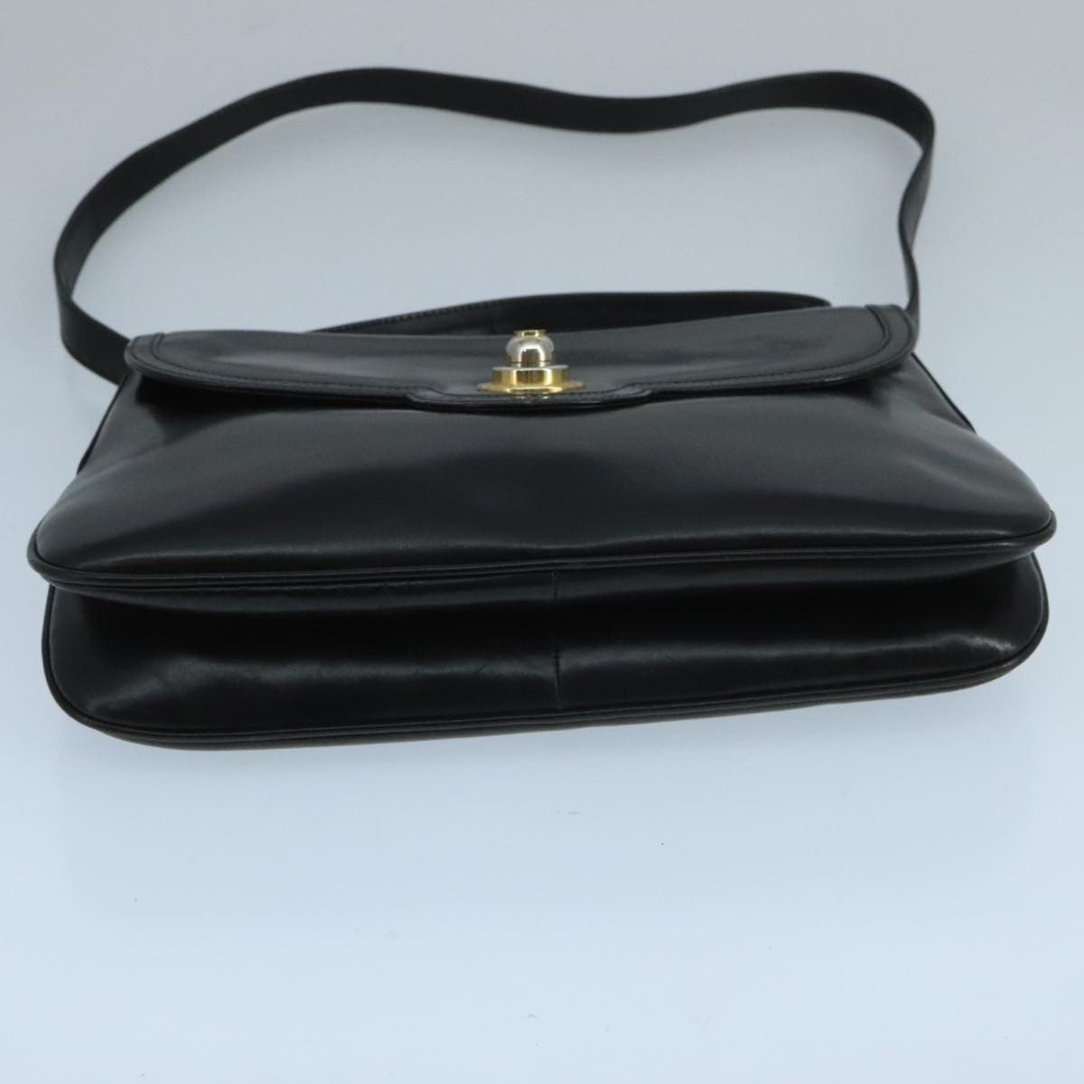 Gucci Vintage Shoulder Bag Leather, BLACK, LEATHER, Shoulder bag