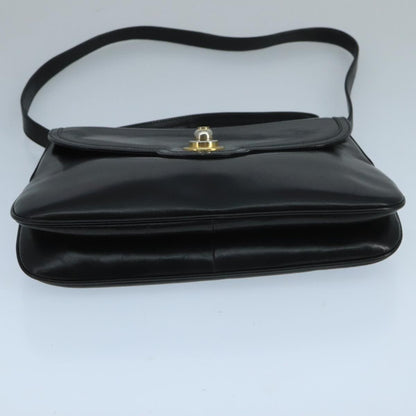 Gucci Vintage Shoulder Bag Leather, BLACK, LEATHER, Shoulder bag