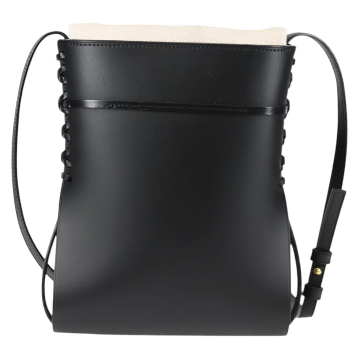 Loewe Ikebana Crossbody Bag Leather, BLACK, LEATHER, Crossbody bag