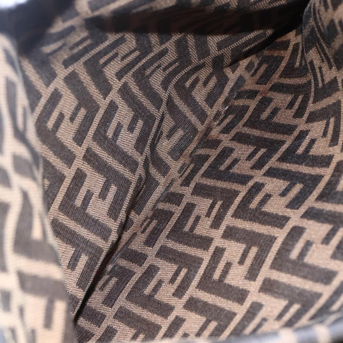 Fendi Vintage Convertible Satchel Zucca Canvas, BROWN, CANVAS, Handbag