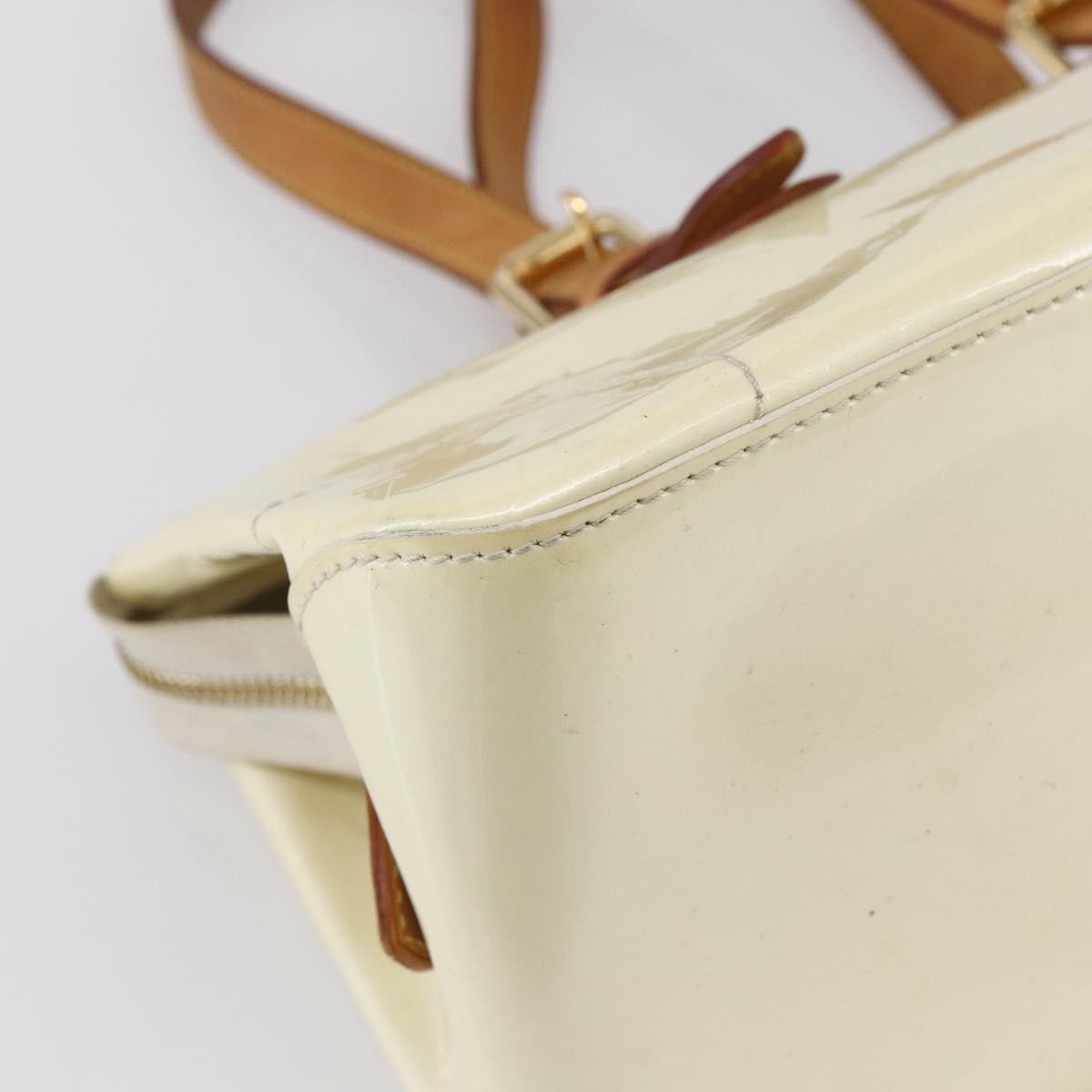 Louis Vuitton Rosewood Avenue Handbag Monogram Vernis, BEIGE, PATENT_LEATHER, Handbag