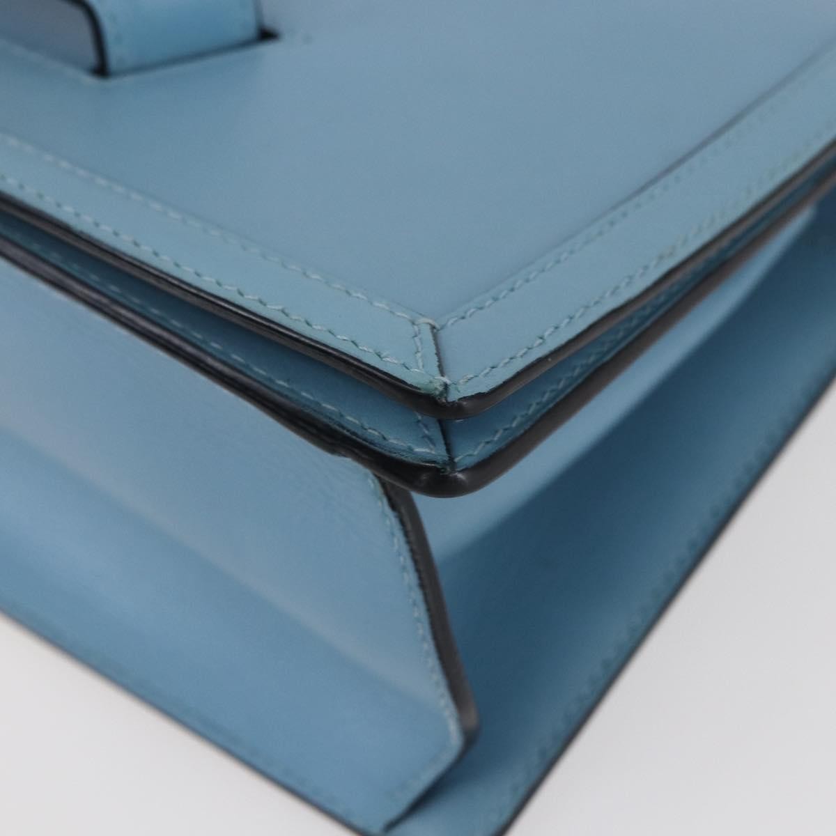 Loewe Barcelona Shoulder Bag Leather, BLUE, LEATHER, Shoulder bag