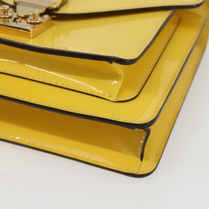 Louis Vuitton Monceau Handbag Vernis, Yellow, Patent Leather, Handbag
