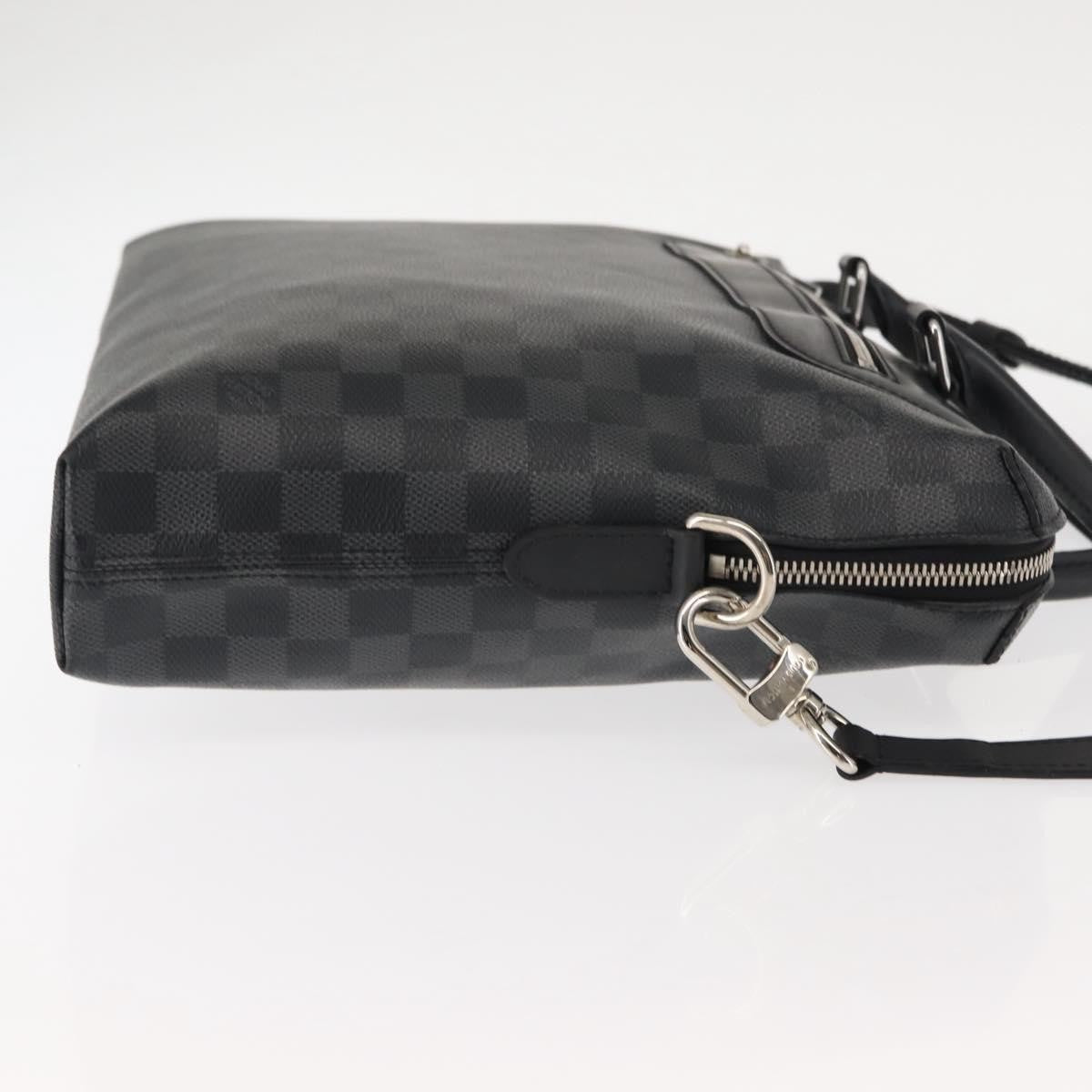 Louis Vuitton Porte-Documents Jour NM Bag Damier Graphite, BLACK, CANVAS, Briefcase
