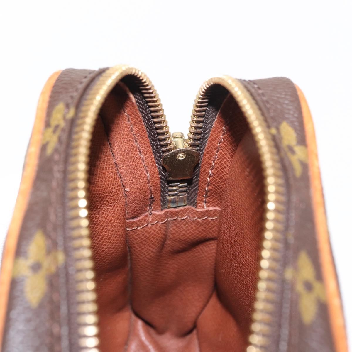 Louis Vuitton Danube Handbag Monogram Canvas, BROWN, CANVAS, Shoulder bag