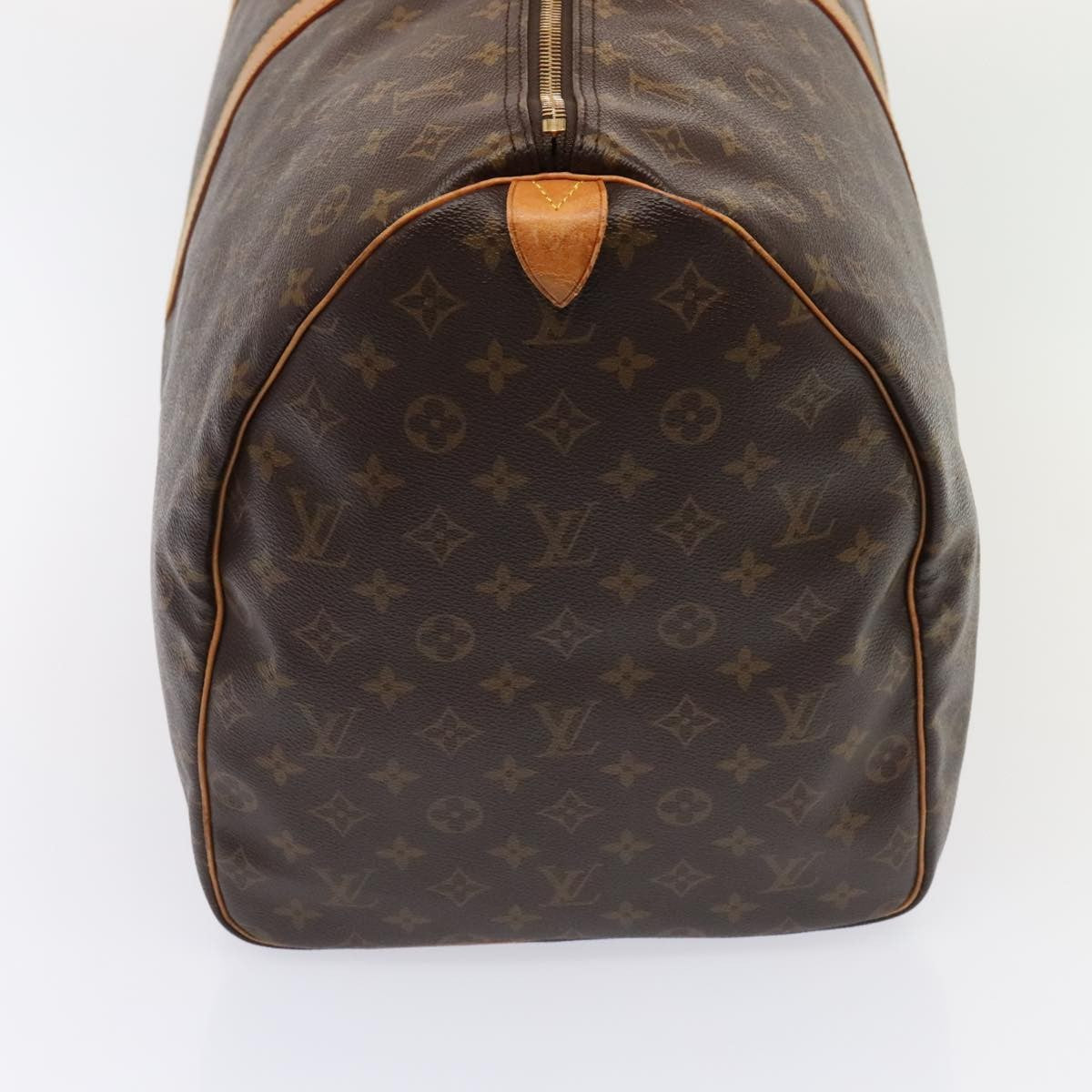 Louis Vuitton Keepall Bag Monogram Canvas, BROWN, CANVAS, Travel bag