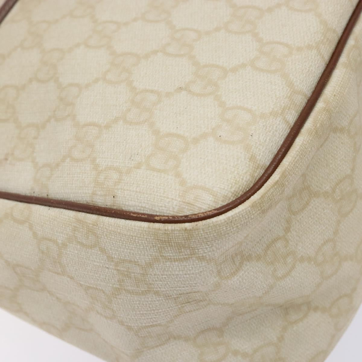Gucci GG supreme handbag GG canvas, WHITE, PVC, Handbag