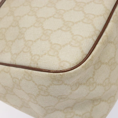 Gucci GG supreme handbag GG canvas, WHITE, PVC, Handbag