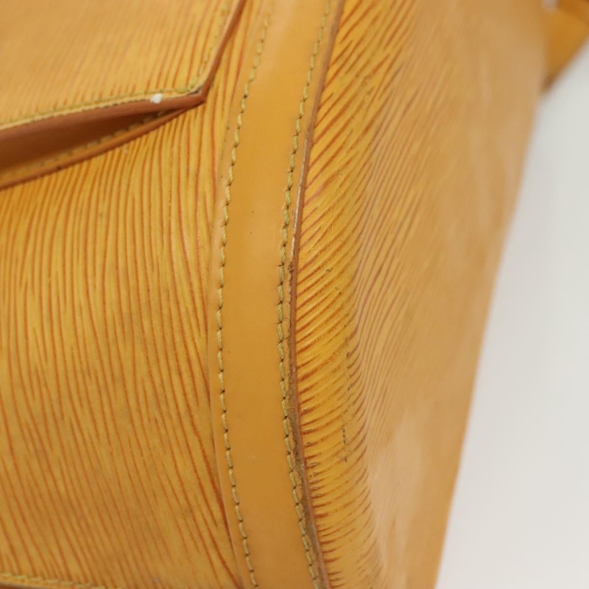 Louis Vuitton Gobelins Backpack Epi Leather, YELLOW, LEATHER, Backpack