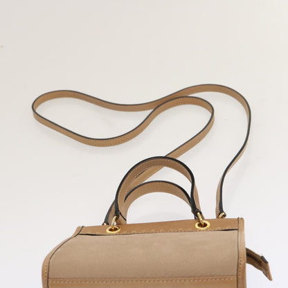 Celine Handbag Leather, BEIGE, LEATHER, Handbag