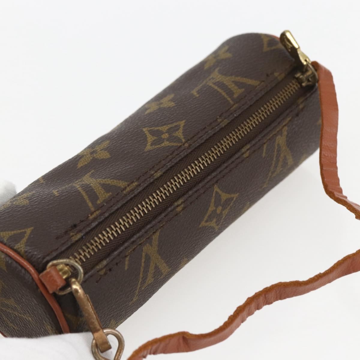 Louis Vuitton Papillon Pochette Monogram Canvas, BROWN, CANVAS, Clutche & pouche