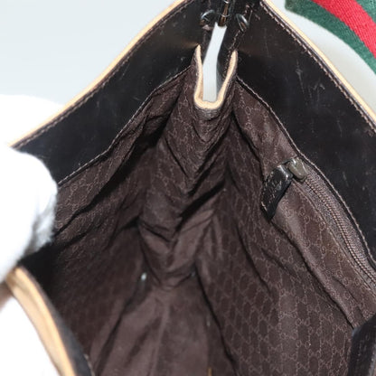 Gucci Sherry line shoulder bag Canvas, BEIGE, CANVAS, Shoulder bag