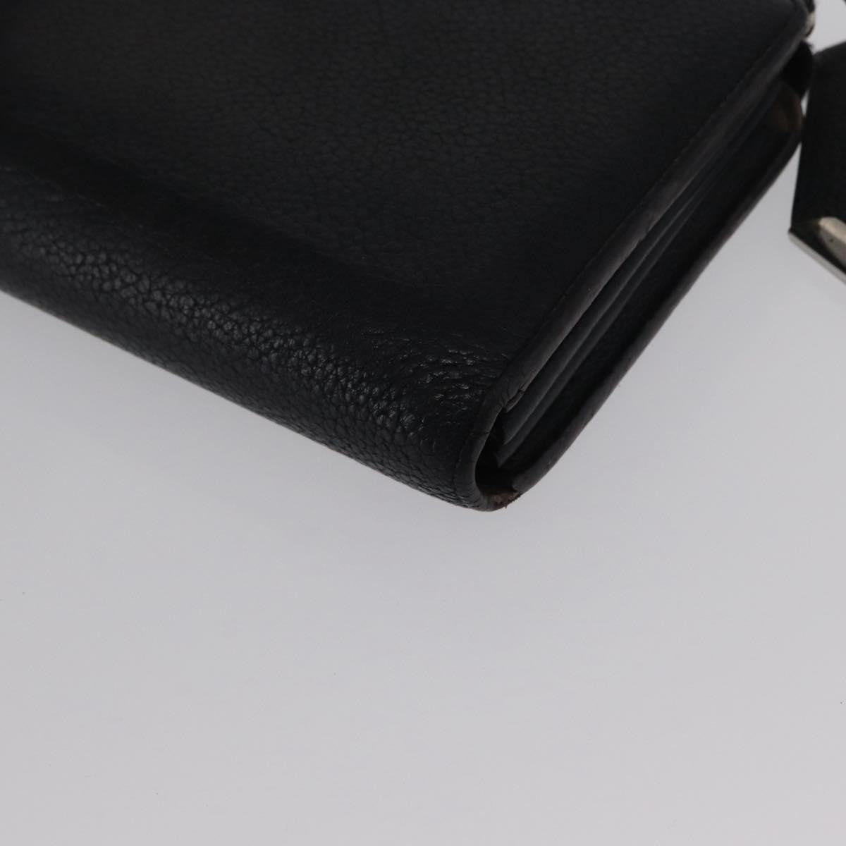 Louis Vuitton Comete Wallet Leather, BLACK, LEATHER, Wallets