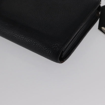 Louis Vuitton Comete Wallet Leather, BLACK, LEATHER, Wallets