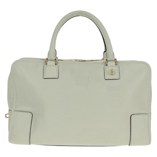Loewe Amazona NM Bag Leather, WHITE, LEATHER, Handbag