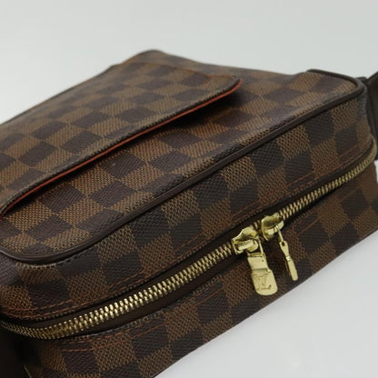 Louis Vuitton Olav Handbag Damier, BROWN, CANVAS, Shoulder bag