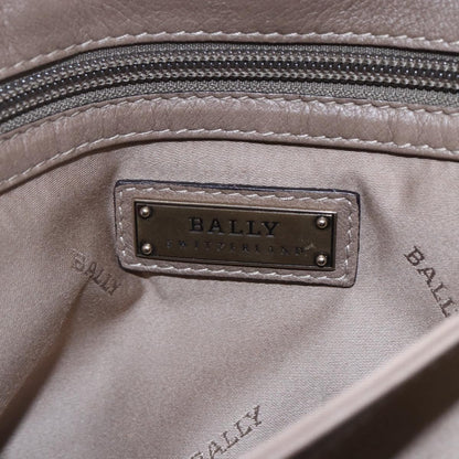 Bally Vintage Shoulder Bag Leather, BEIGE, LEATHER, Shoulder bag