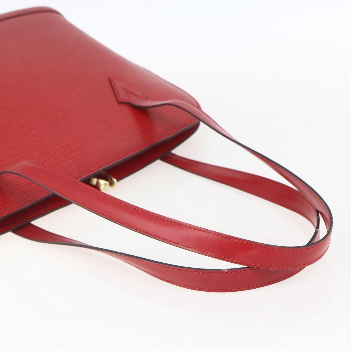 Louis Vuitton Lussac Handbag Epi Leather, RED, LEATHER, Shoulder bag