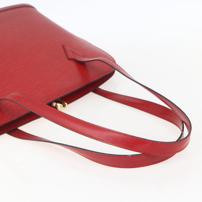 Louis Vuitton Lussac Handbag Epi Leather, RED, LEATHER, Shoulder bag