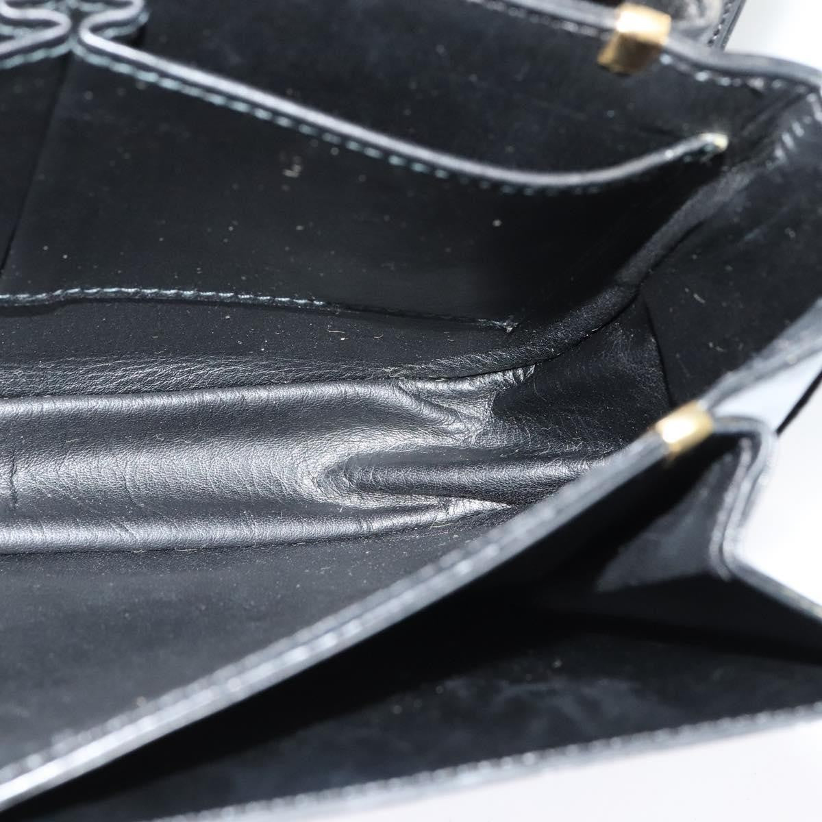 Celine Shoulder Bag Leather, BLACK, LEATHER, Shoulder bag