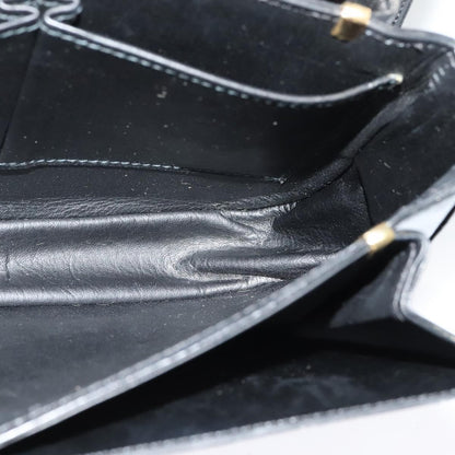 Celine Shoulder Bag Leather, BLACK, LEATHER, Shoulder bag