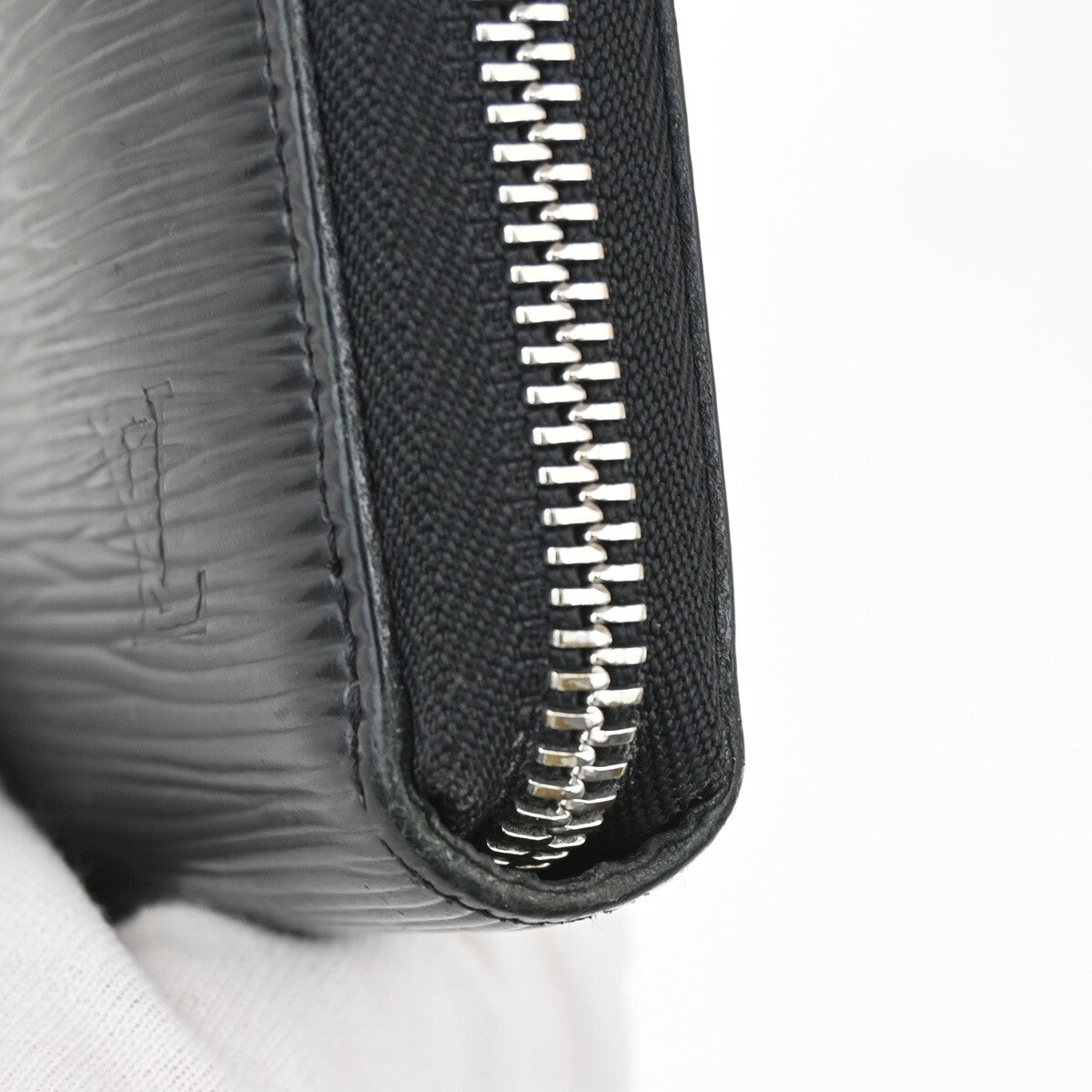 Louis Vuitton Zippy Organizer Epi Leather, BLACK, LEATHER, Wallets
