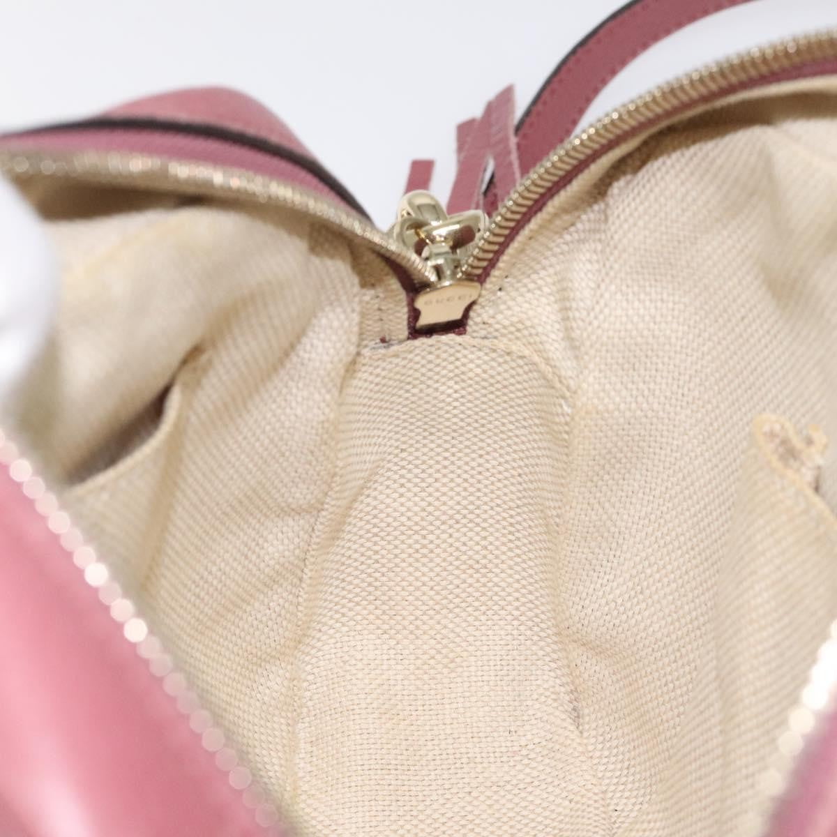 Gucci Soho Disco Crossbody Bag Leather, PINK, LEATHER, Shoulder bag