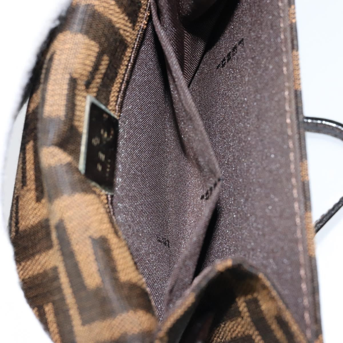 Fendi Vintage Flap Clutch Zucca canvas, BROWN, CANVAS, Clutche & pouche