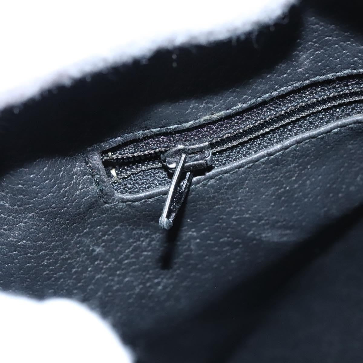 Celine Circle Logo Handbag Leather, BLACK, LEATHER, Handbag