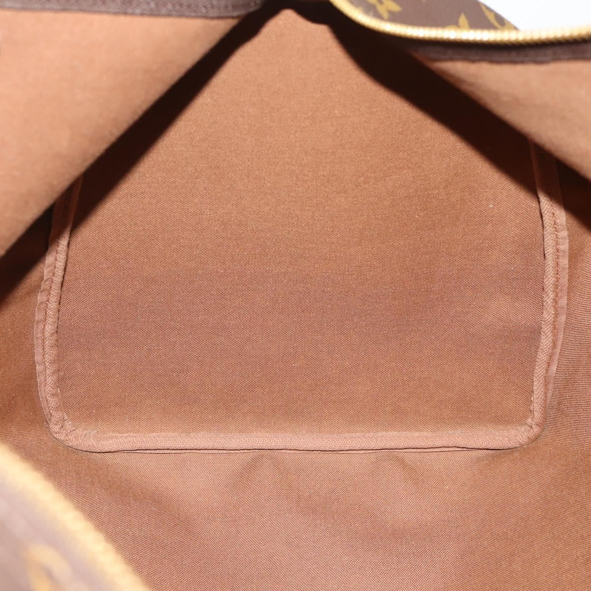 Louis Vuitton Keepall Bag Monogram Canvas, BROWN, CANVAS, Travel bag