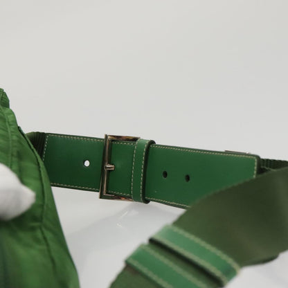 Prada Multi Pocket Zip Waist Bag Tessuto, GREEN, NYLON, Bag