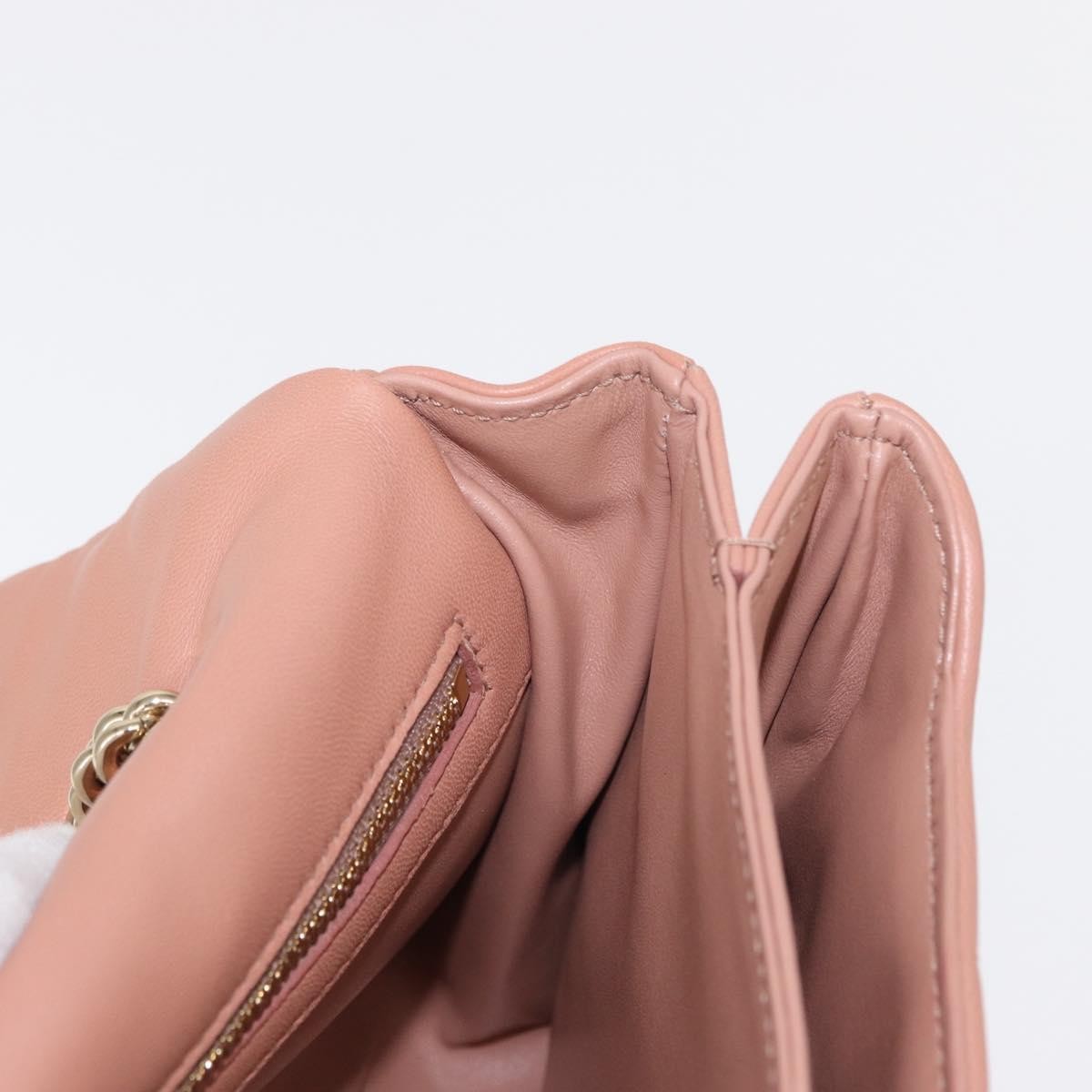 Salvatore Ferragamo Vara Soft Flap Bag Quilted Leather, PINK, LEATHER, Shoulder bag