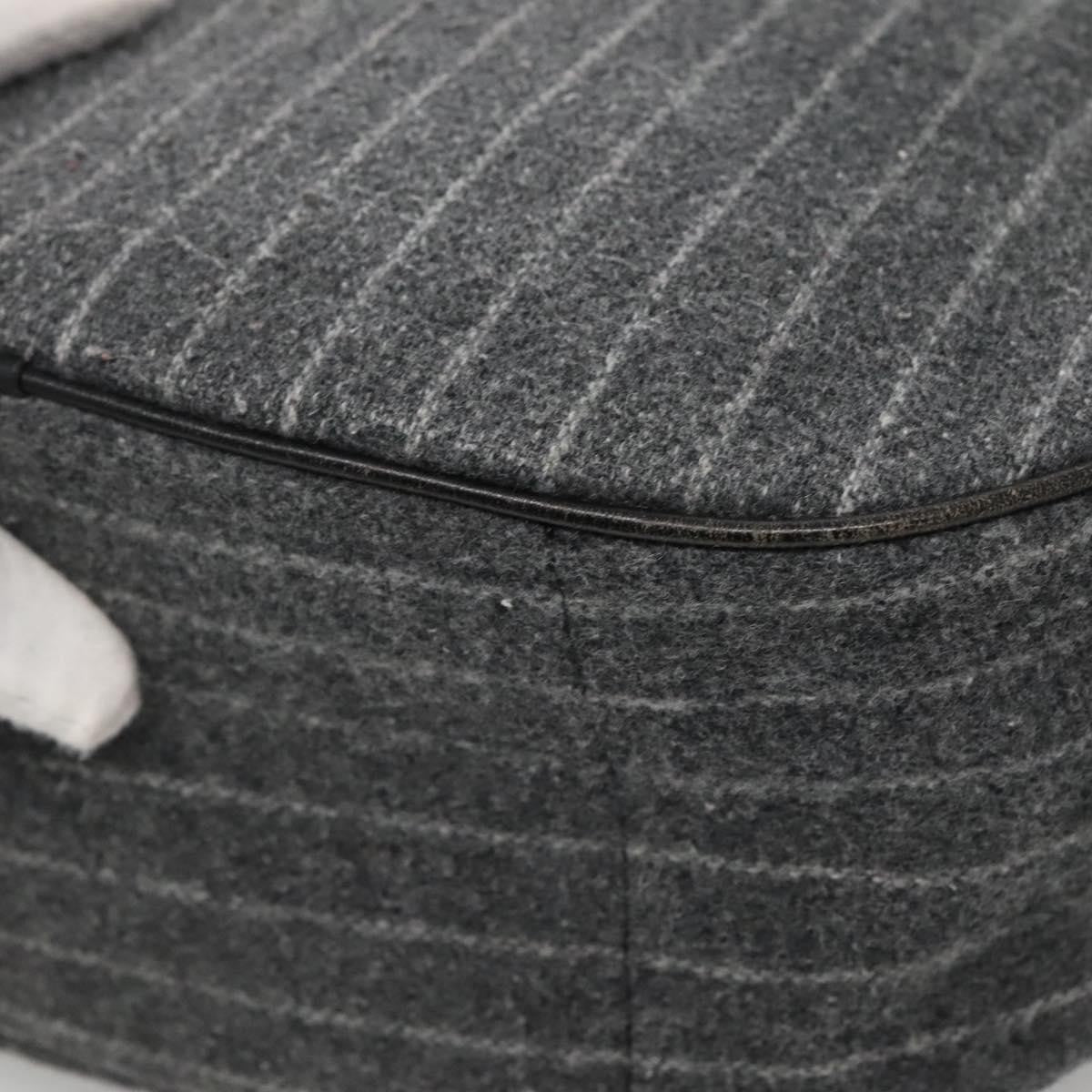 Burberry Black Label Shoulder bag Wool, GRAY, WOOL, Shoulder bag