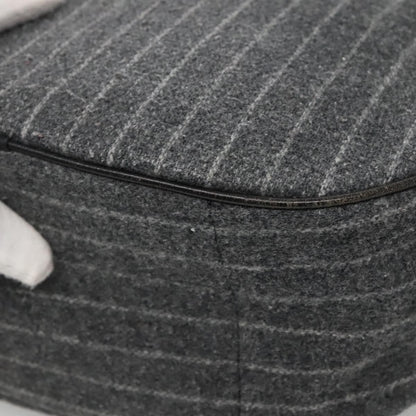 Burberry Black Label Shoulder bag Wool, GRAY, WOOL, Shoulder bag