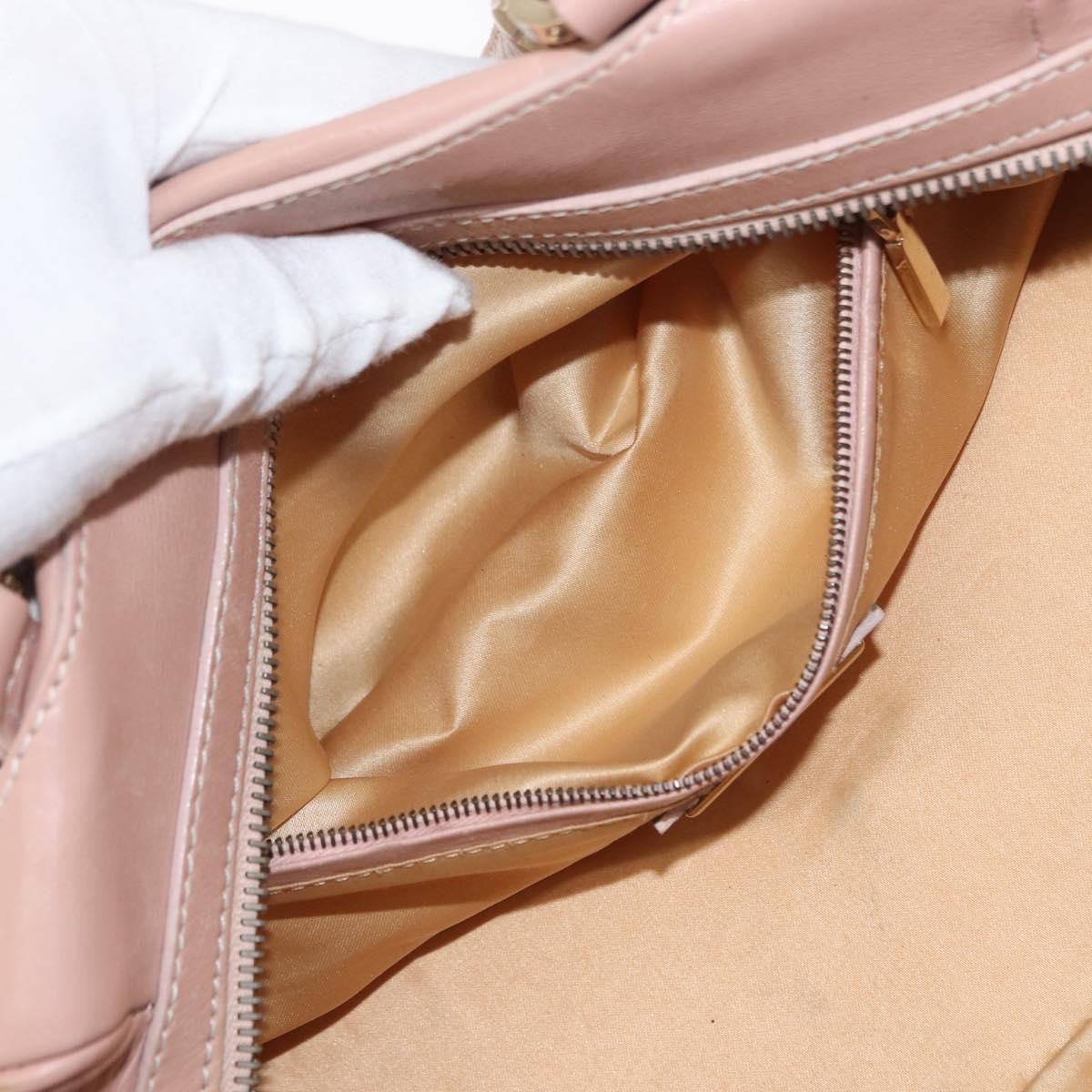 Versace Vintage Medusa Belt Bag Leather, PINK, LEATHER, Handbag